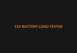 12V battery load tester