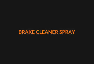 Brake cleaner spray