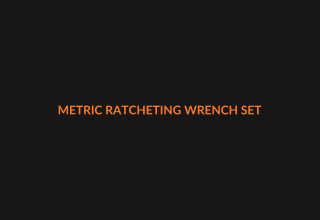 Metric ratcheting wrench set