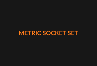 Metric socket set