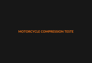 Motorcycle compression tester