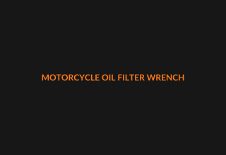 Motorcycle oil filter wrench