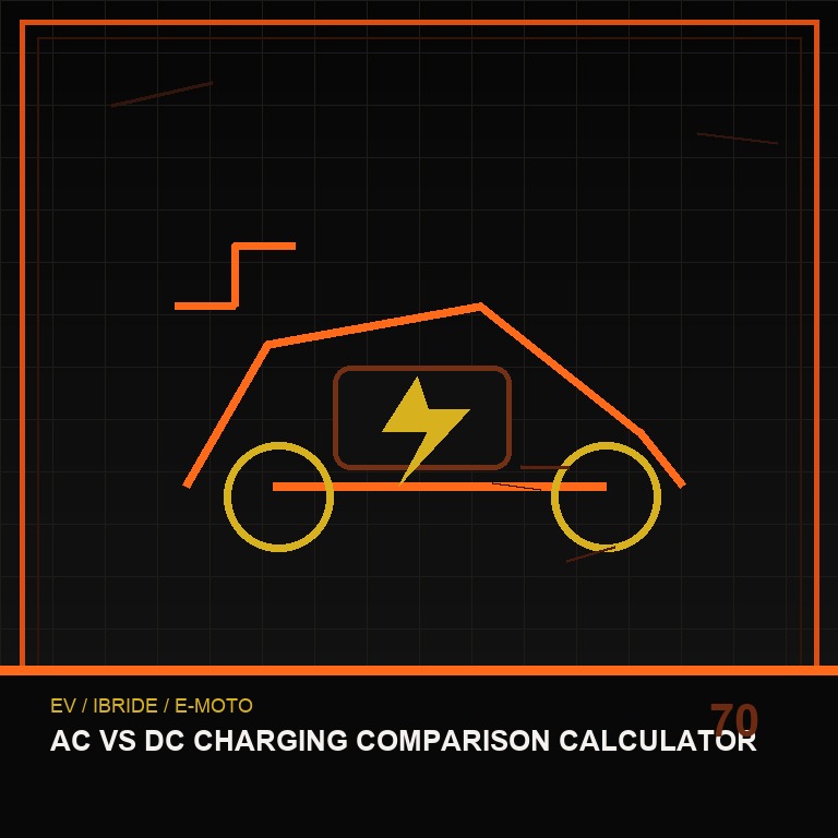 AC vs DC Charging Comparison Calculator technical icon