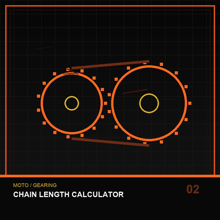 Chain Length Calculator technical icon