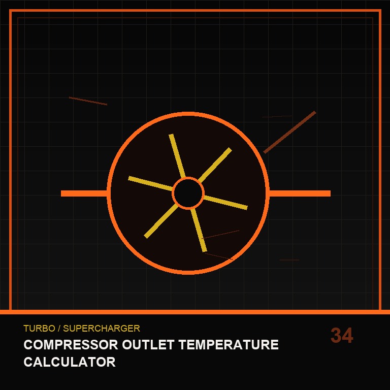 Compressor Outlet Temperature Calculator technical icon