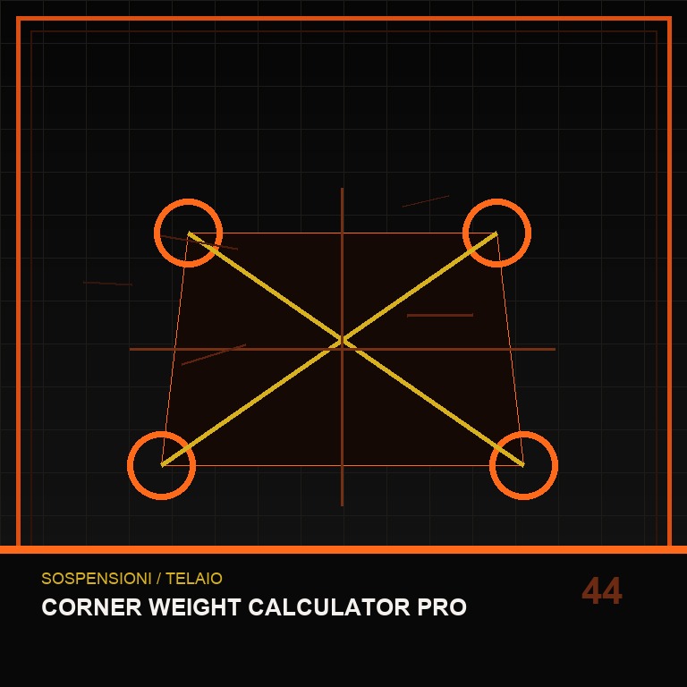Corner Weight Calculator Pro technical icon