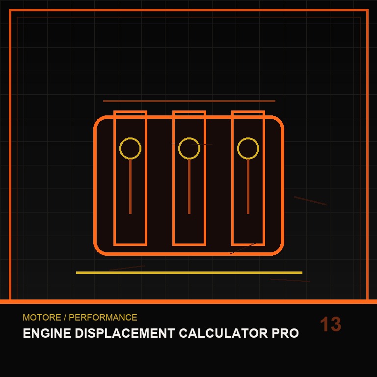 Engine Displacement Calculator Pro technical icon