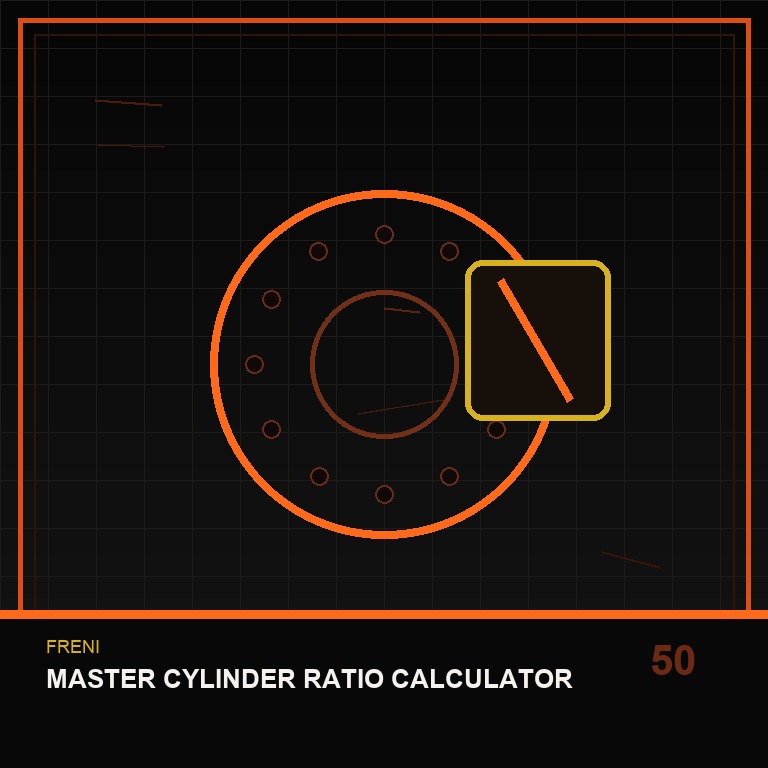 Master Cylinder Ratio Calculator technical icon