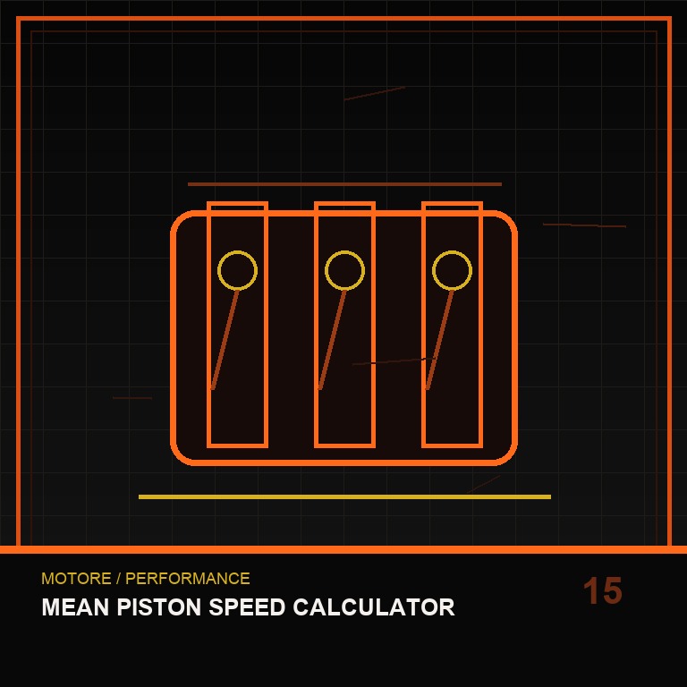 Mean Piston Speed Calculator technical icon