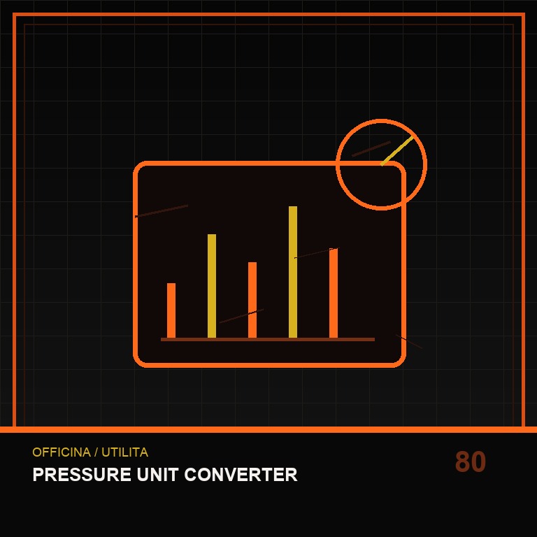 Pressure Unit Converter technical icon