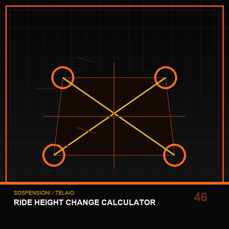 Ride Height Change Calculator technical icon