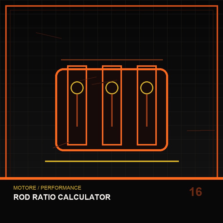 Rod Ratio Calculator technical icon