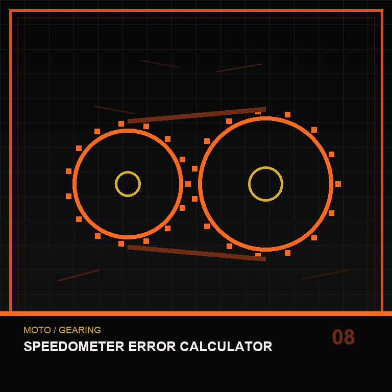Speedometer Error Calculator technical icon