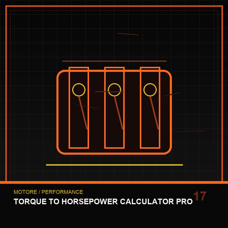 Torque to Horsepower Calculator Pro technical icon