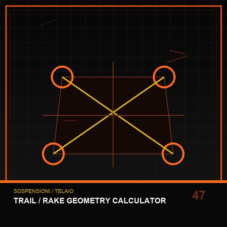 Trail / Rake Geometry Calculator technical icon