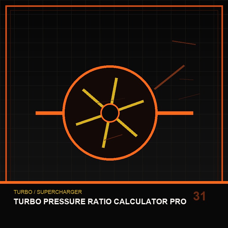 Turbo Pressure Ratio Calculator Pro technical icon