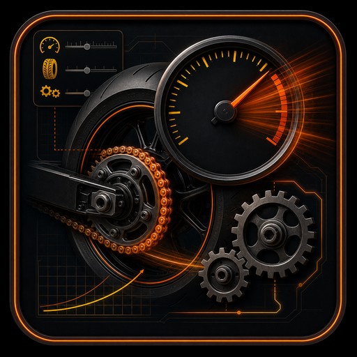 Vehicle Speed Calculator technical icon