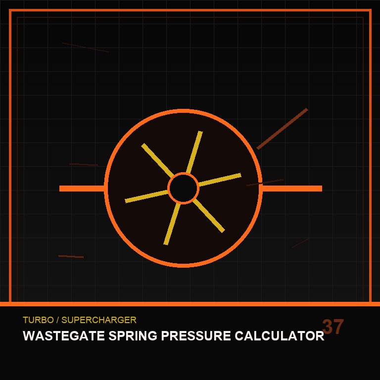 Wastegate Spring Pressure Calculator technical icon