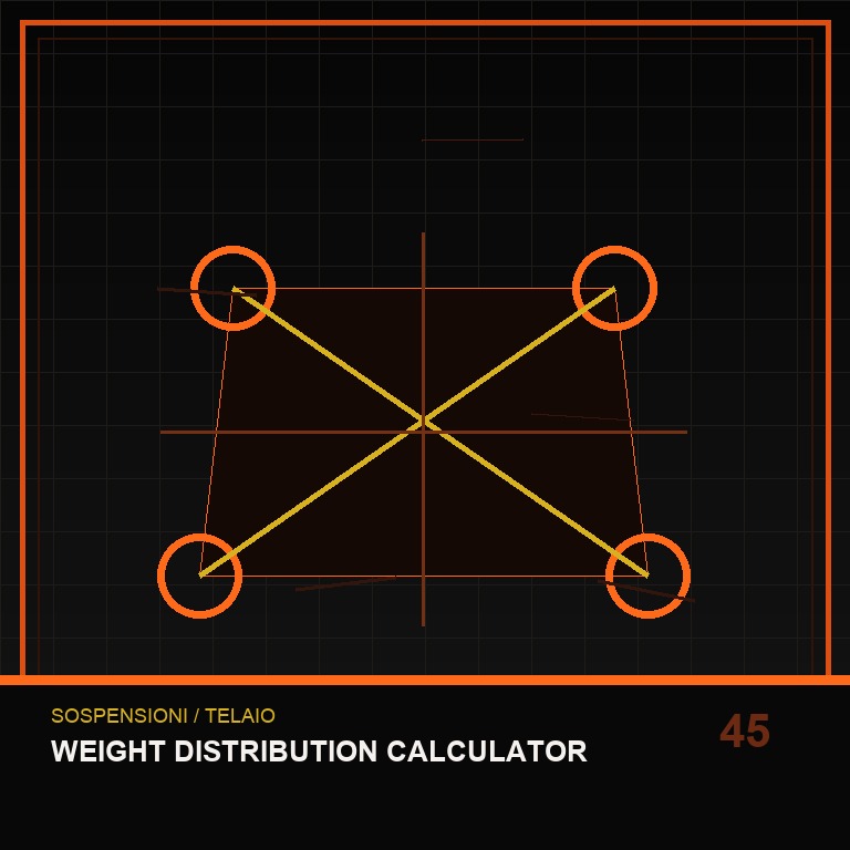 Weight Distribution Calculator technical icon