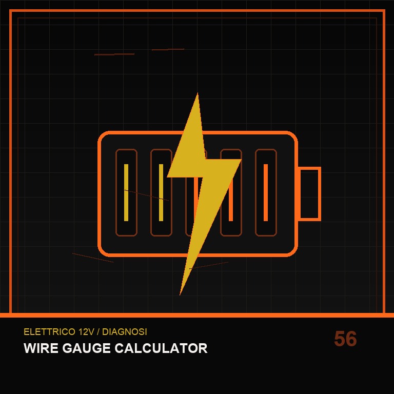 Wire Gauge Calculator technical icon