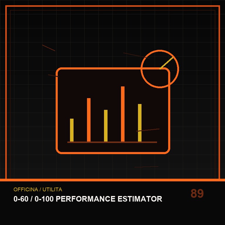0-60 / 0-100 Performance Estimator technical icon